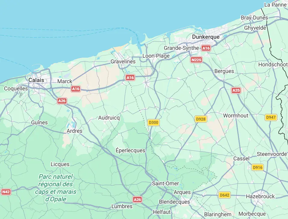 Secteur d'intervention L Diag : Dunkerque et environs